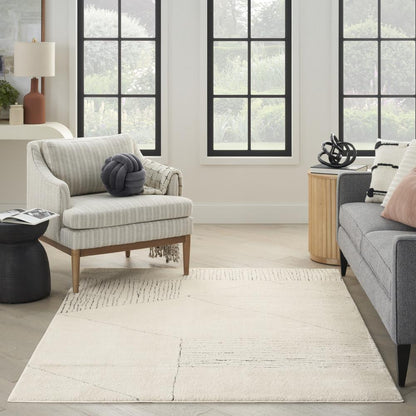 Scandinavian Rectangle Area Rug, 5' x 7'