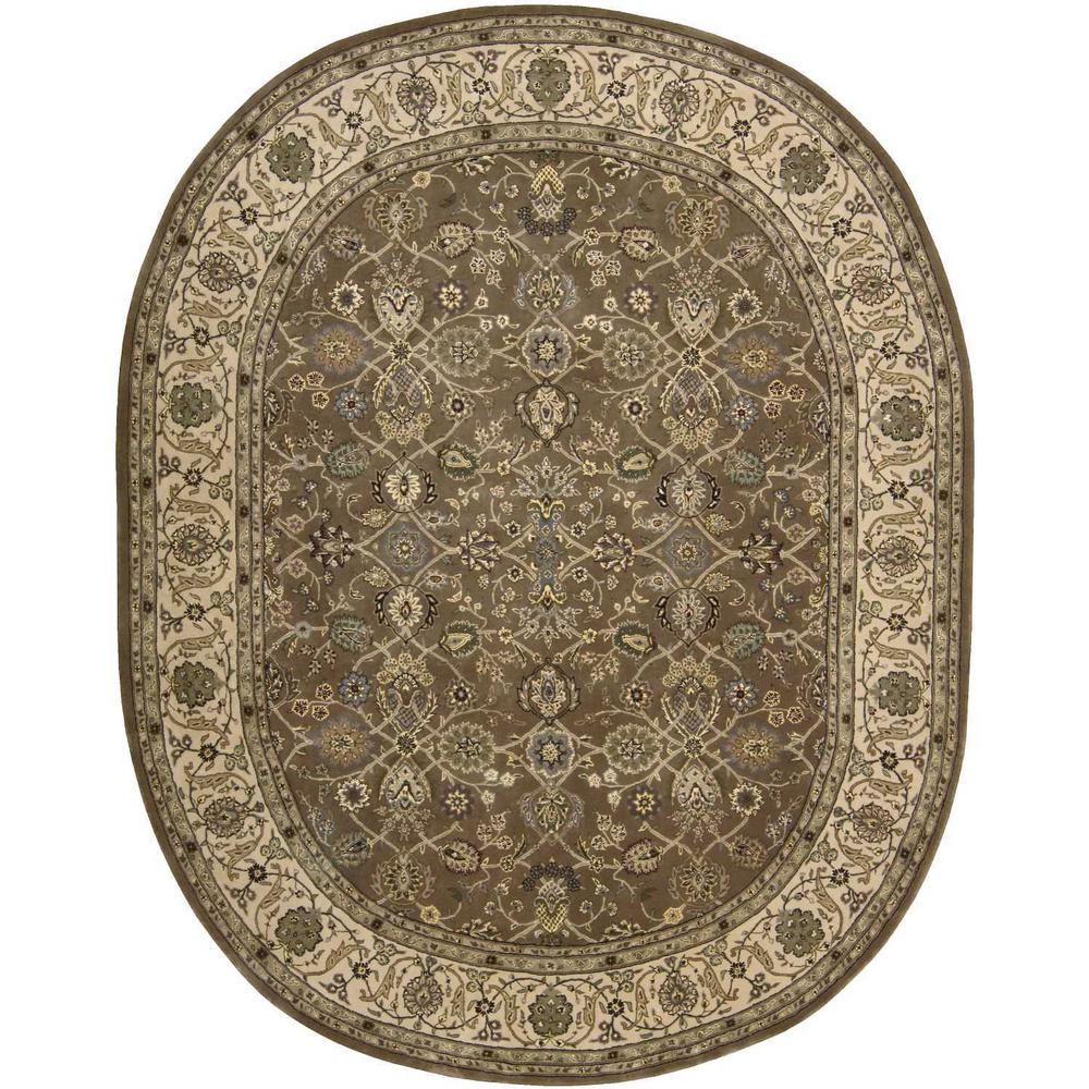 Oval Traditional Handmade Area Rug
