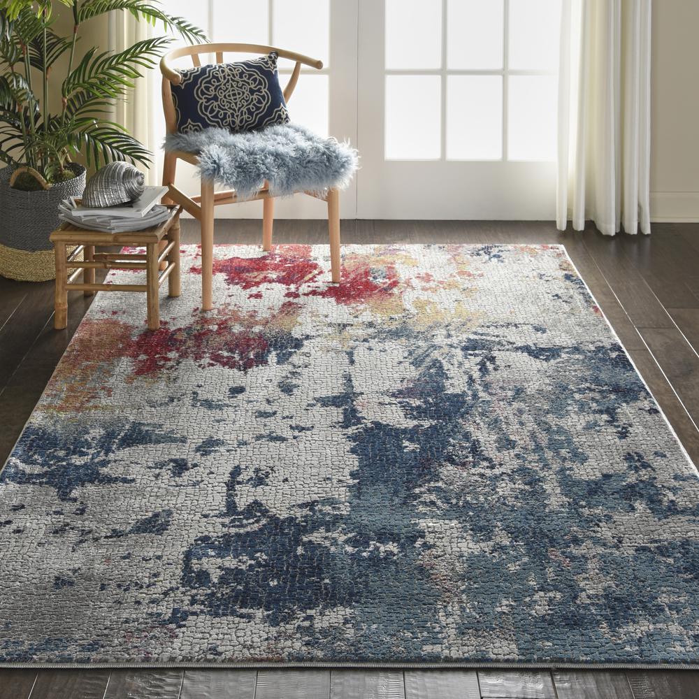 Modern Rectangle Area Rug, 4' x 6'