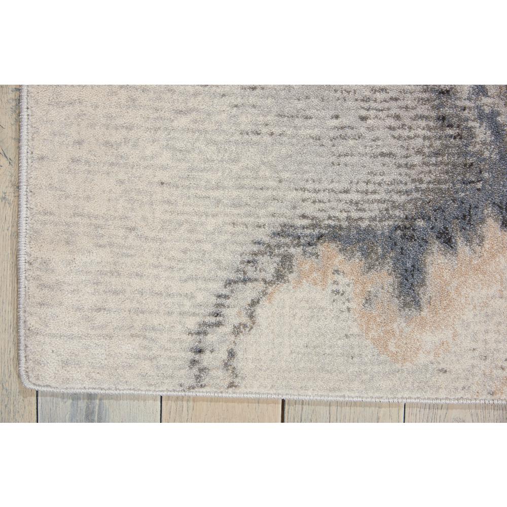 Maxell Area Rug, Grey, 6' x 9'