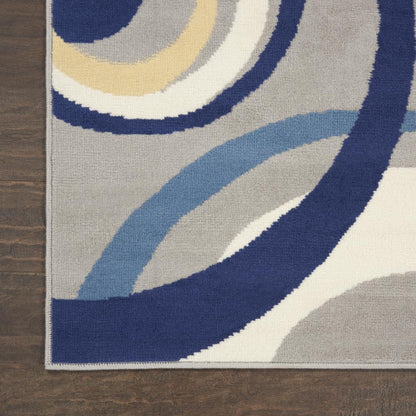 Mid-Century Modern Rectangle Area Rug, 3' x 5'
