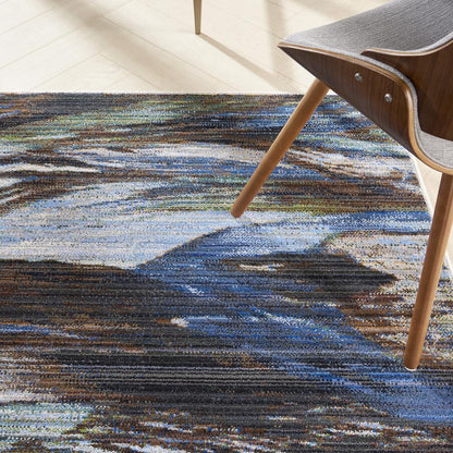 Modern Rectangle Area Rug, 6' x 8'