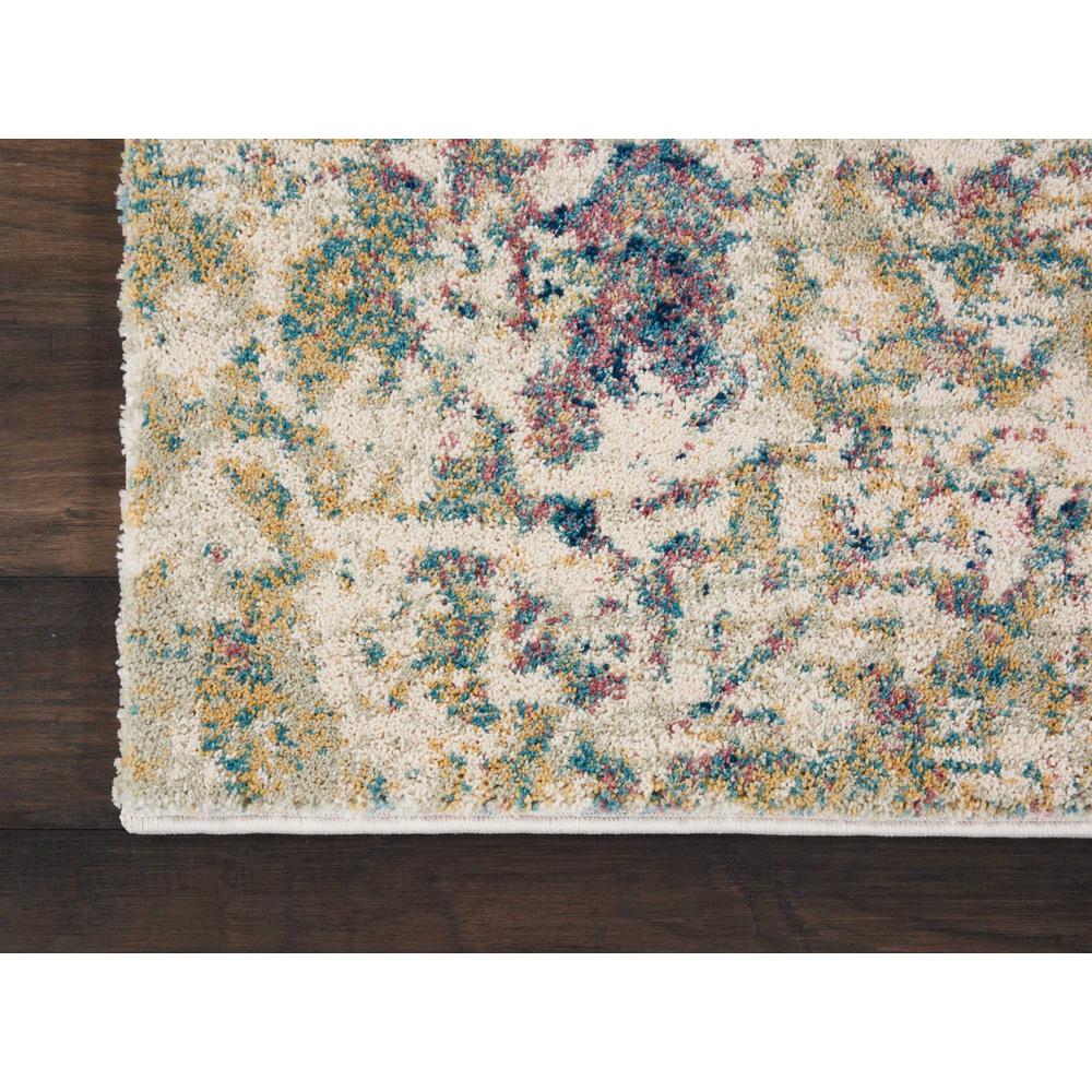 Fusion Area Rug, Cream/Blue, 5'3" x 7'3"