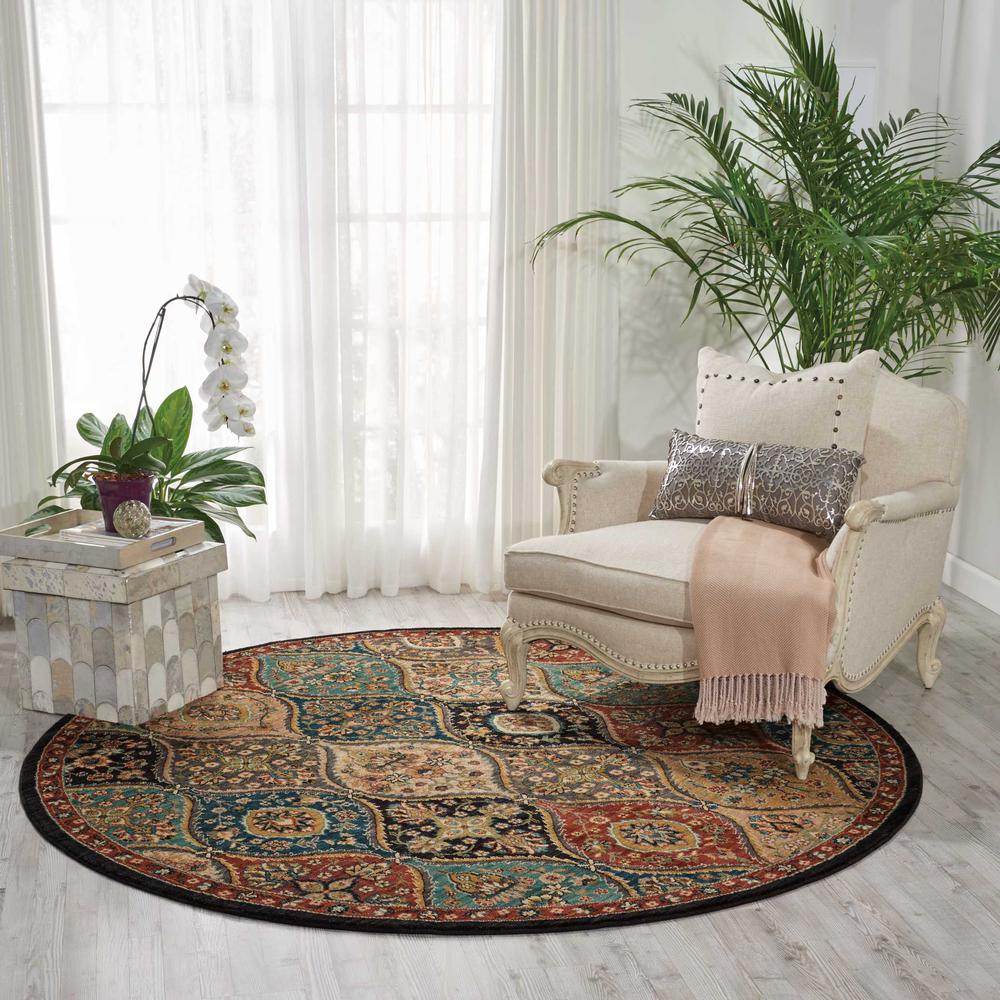 Nourison 2020 Area Rug, Multicolor, 7'5" x ROUND