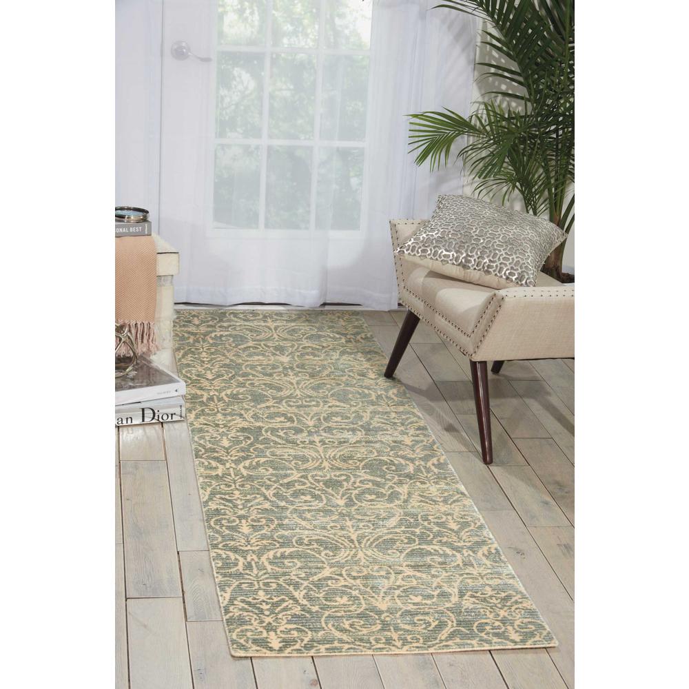 Luminance Area Rug, Cobalt, 2'3" x 8'