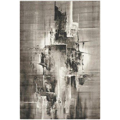 Modern Rectangle Area Rug, 6' x 8'