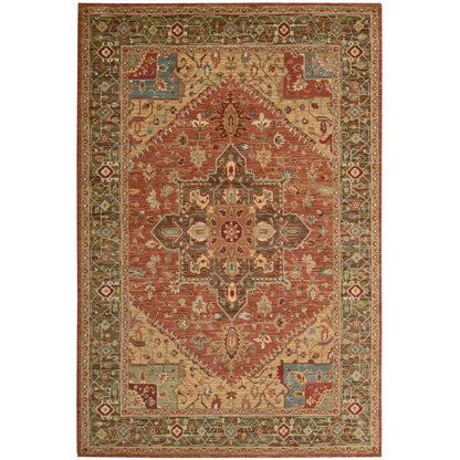 Rectangle Traditional Machine Made Area Rug