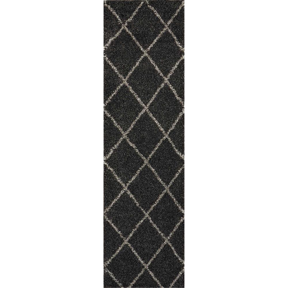 Brisbane Area Rug, Charcoal, 2'2" x 7'6"