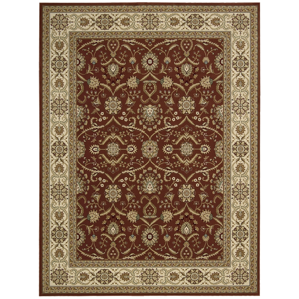 Persian Crown Brick Area Rug