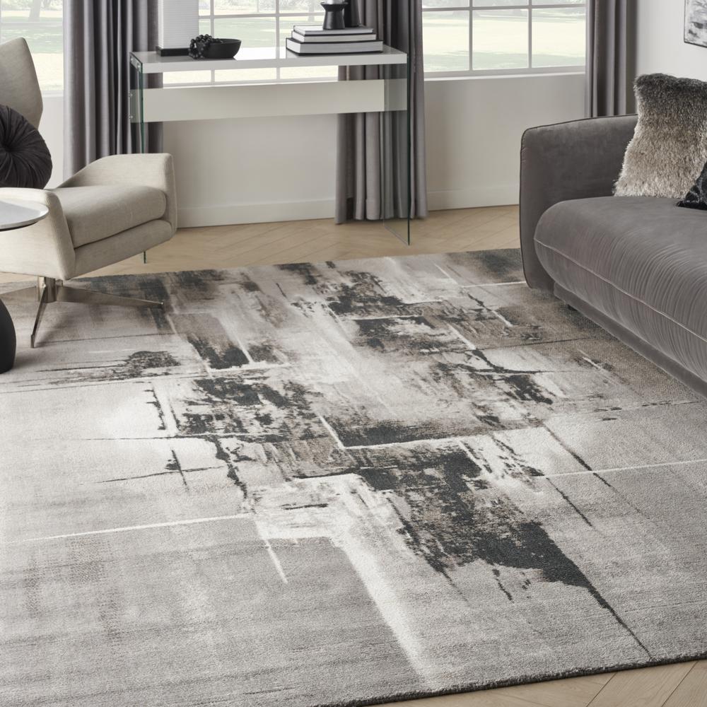 Modern Rectangle Area Rug, 12' x 15'