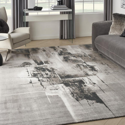 Modern Rectangle Area Rug, 12' x 15'