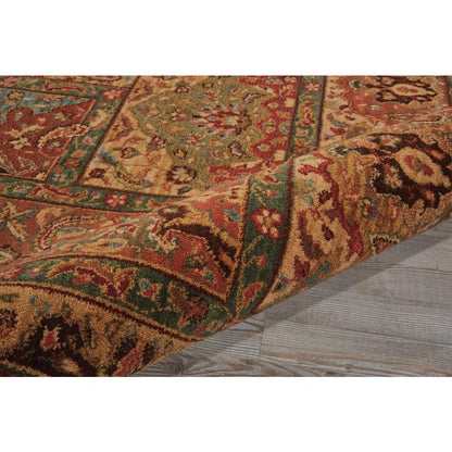 Rectangle Traditional Machine Made Area Rug