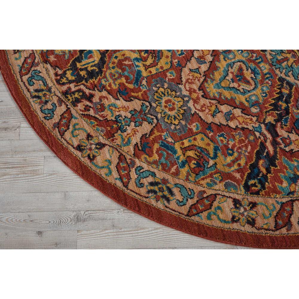Nourison 2020 Area Rug, Terracotta, 7'5" x ROUND