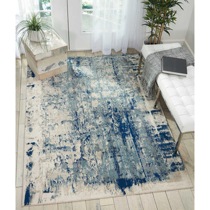 Modern Rectangle Area Rug, 9' x 13'