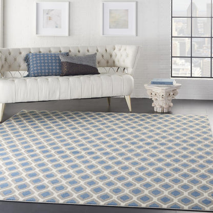 Grafix Area Rug, Blue, 7'10" x 9'10"