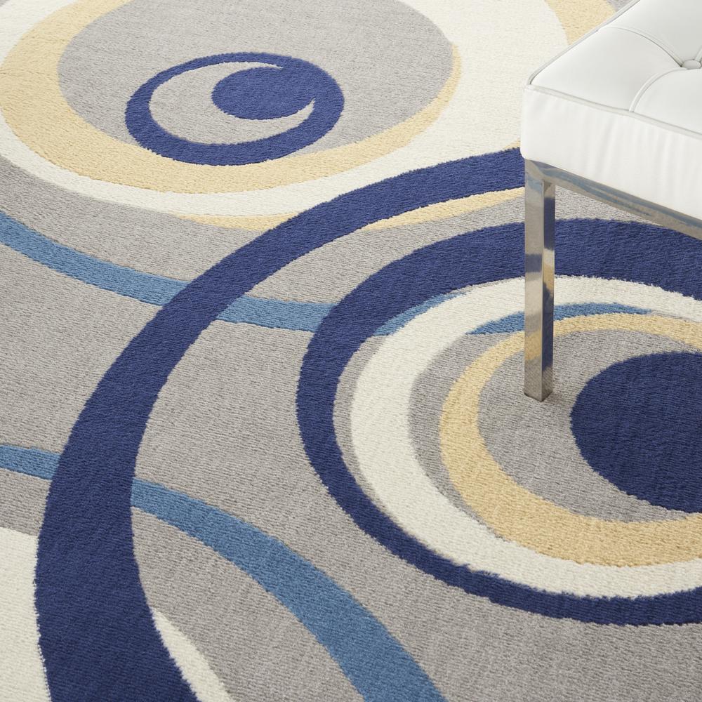 Mid-Century Modern Rectangle Area Rug, 6' x 9'