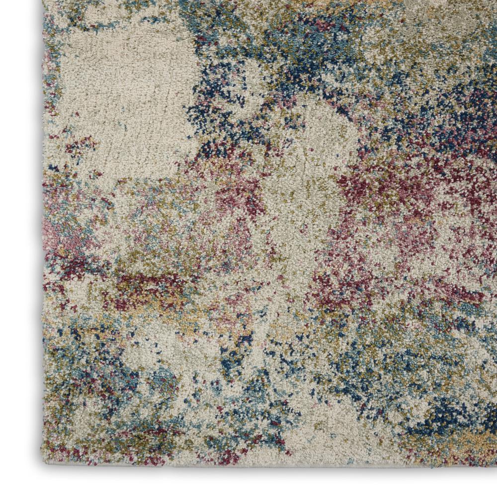 Fusion Area Rug, Cream/Multi, 2'2" x 7'6"