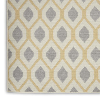 Grafix Area Rug, White, 7'10" x 9'10"