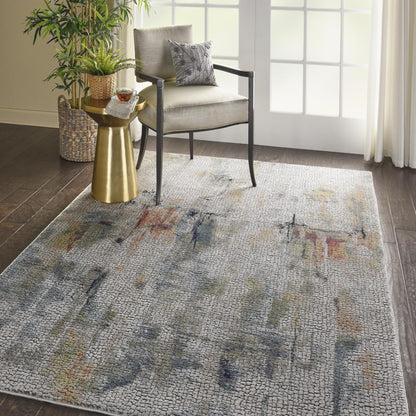 Modern Rectangle Area Rug, 4' x 6'