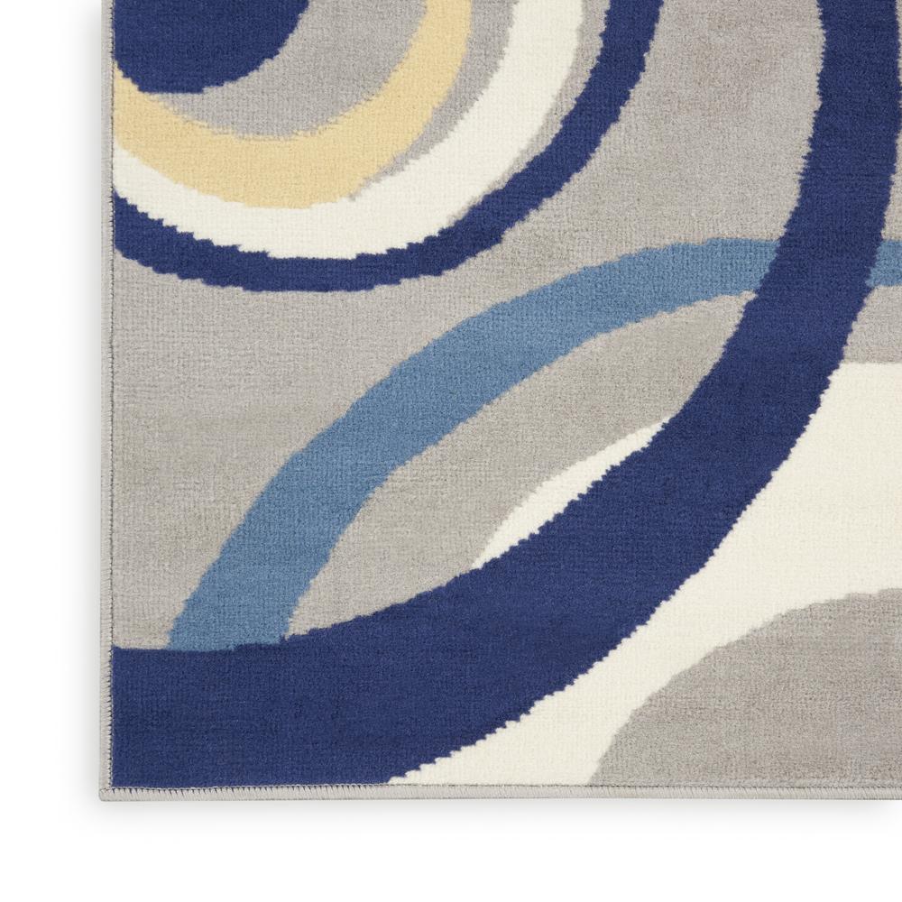 Mid-Century Modern Runner Area Rug, 8' Runner