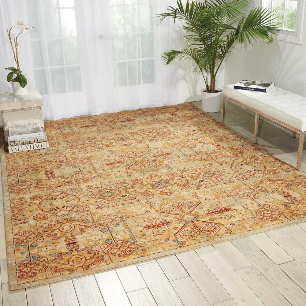 Rhapsody Area Rug, Light Gold, 5'6" x 8'