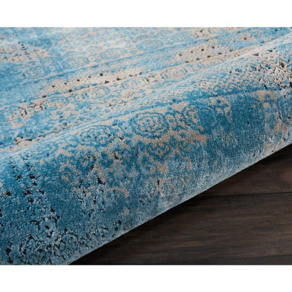 Karma Area Rug, Blue, 2'2" x 3'9"