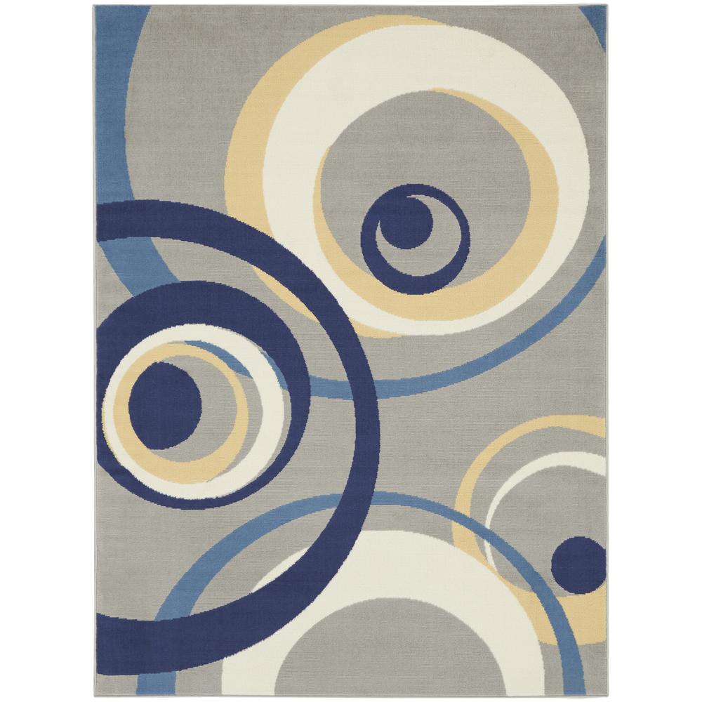 Mid-Century Modern Rectangle Area Rug, 6' x 9'