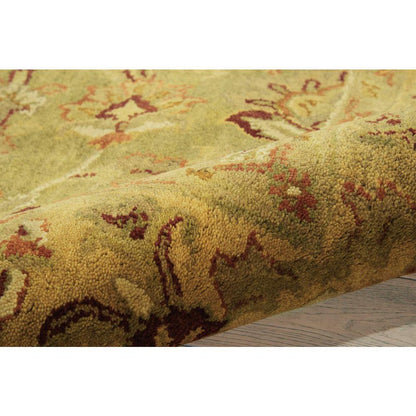 Jaipur Area Rug, Green, 8' x ROUND