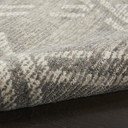 Nourison Venosa Area Rug, Grey/Ivory, 7'9" x 10'10", VSN01