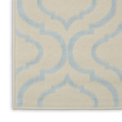Contemporary Runner Area Rug, 7' Runner