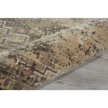 Silk Elements Area Rug, Mushroom, 2'5" x 10'