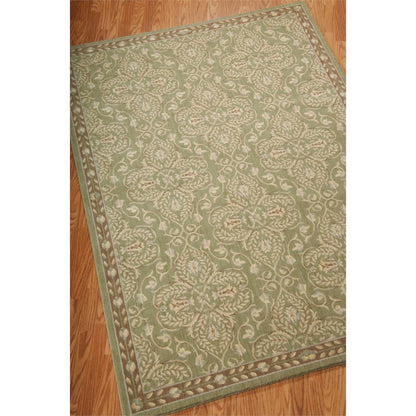 Riviera Green Area Rug