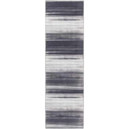 Modern Runner Area Rug, 8' Runner