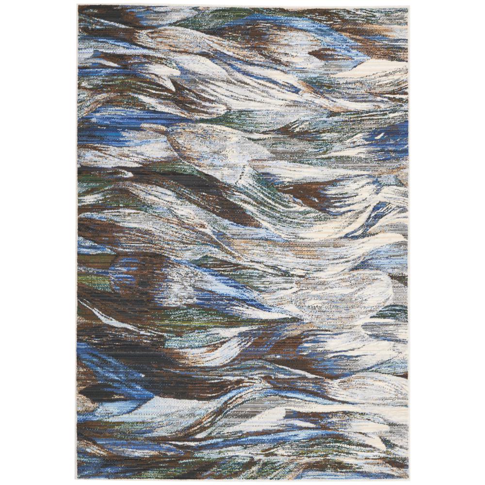 Modern Rectangle Area Rug, 6' x 8'