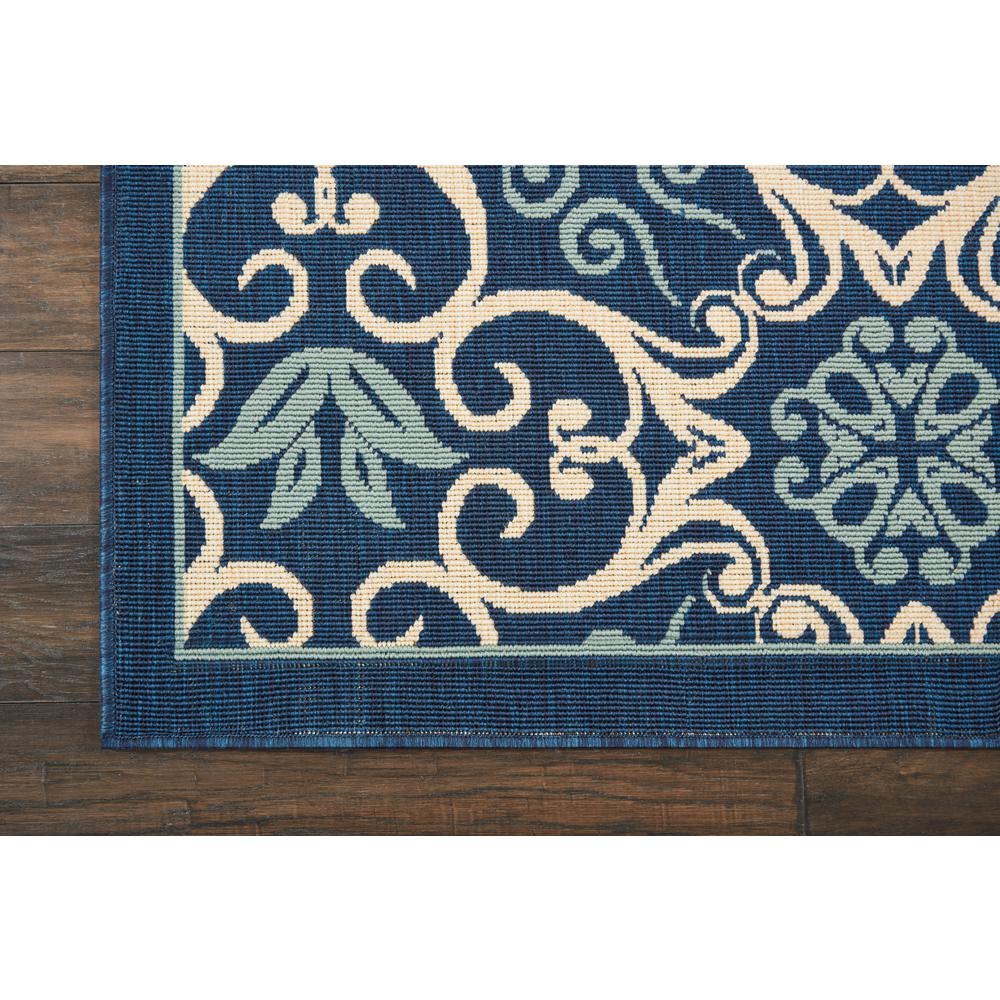 Caribbean Area Rug, Navy, 6'7" x 9'6"