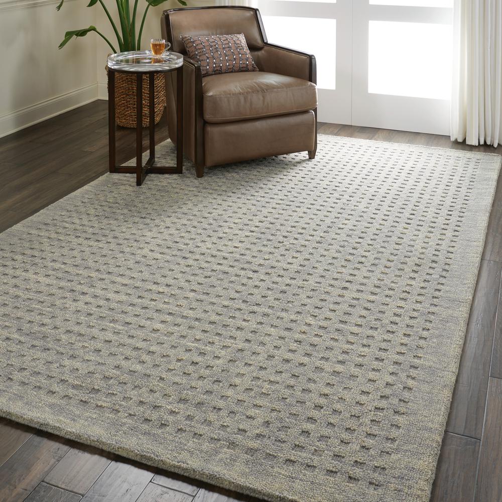 Perris Area Rug, Charcoal, 6'6" x 9'6"
