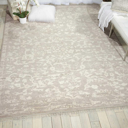 Elan Area Rug, Silver, 5'6" x 8'
