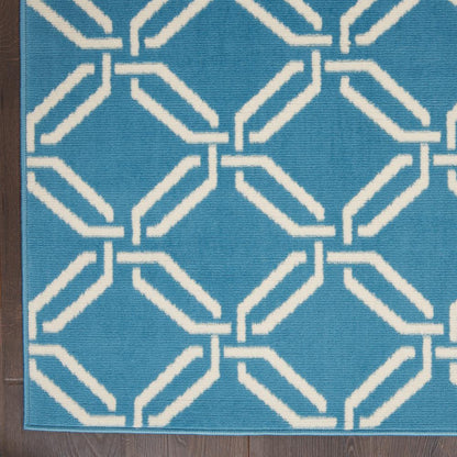 Jubilant Area Rug, Blue, 5'3" x 7'3"