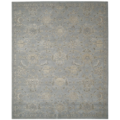 Silk Infusion Rectangle Rug By, Blue, 7'9" X 9'9"