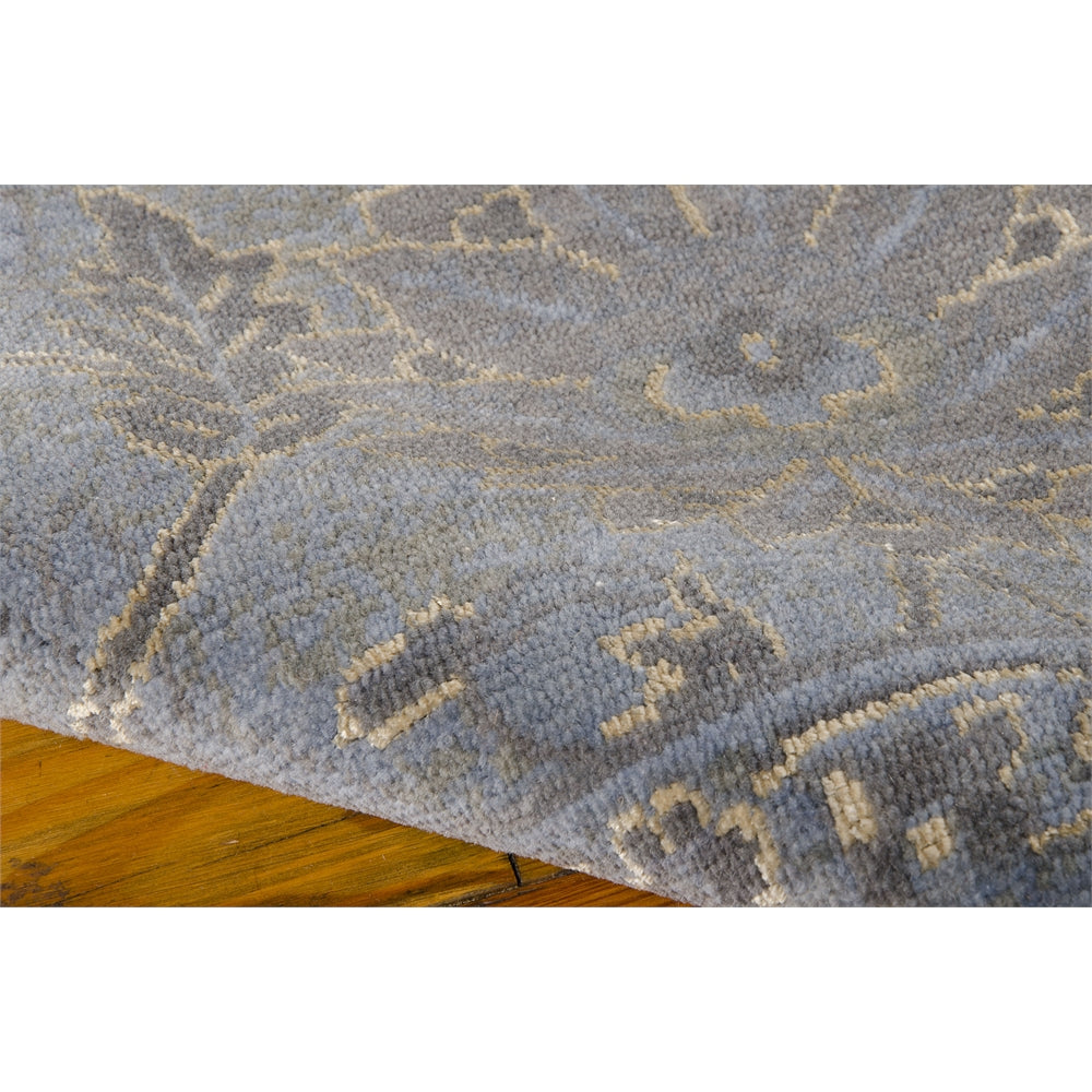 Silk Infusion Rectangle Rug By, Blue, 7'9" X 9'9"