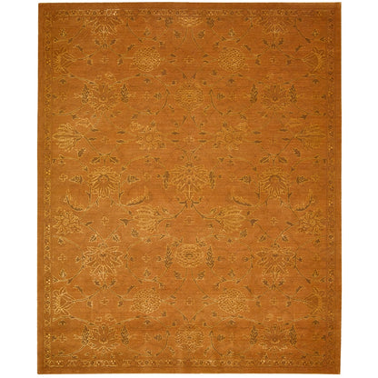 Silk Infusion Rectangle Rug By, Copper, 7'9" X 9'9"