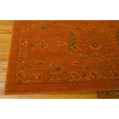 Silk Infusion Rectangle Rug By, Copper, 7'9" X 9'9"
