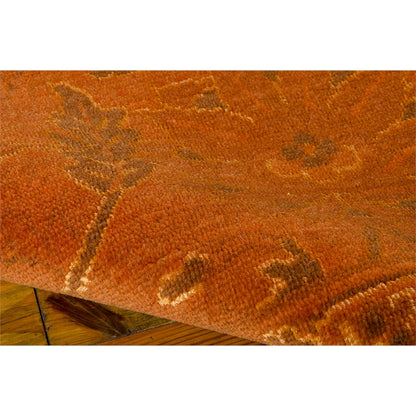 Silk Infusion Rectangle Rug By, Copper, 7'9" X 9'9"