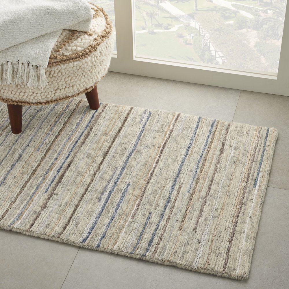 Nourison Plateau Area Rug, Ivory, 2'2" x 3'9", PAE01