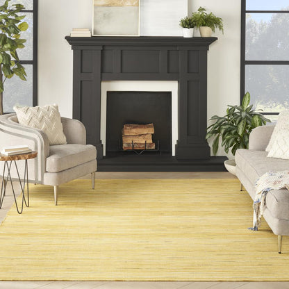 Nourison Interweave Area Rug Yellow - IWV01