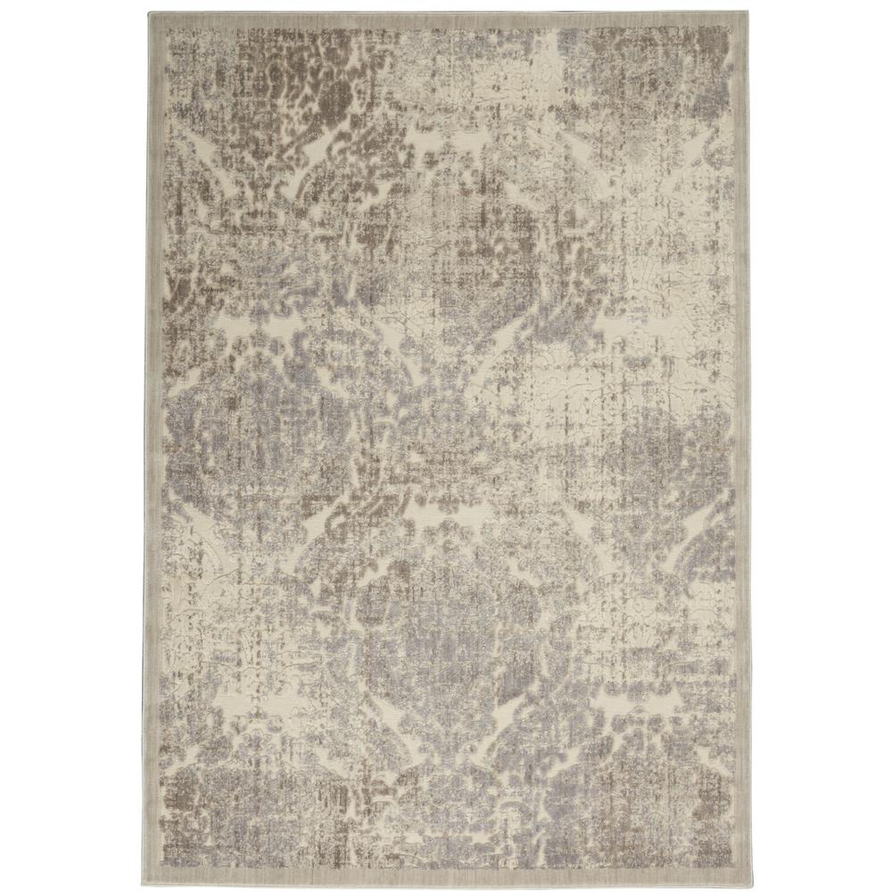 Graphic Illusions Area Rug, Ivory, 5'3" x 7'5"