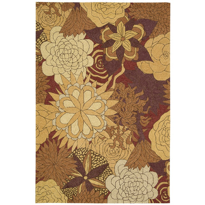 South Beach Rectangle Rug By, Spice, 5' X 7'6"