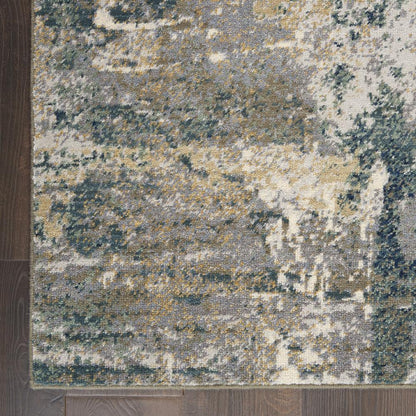 Nourison Artworks Area Rug, Ivory/Navy, 2' x 3', ATW05