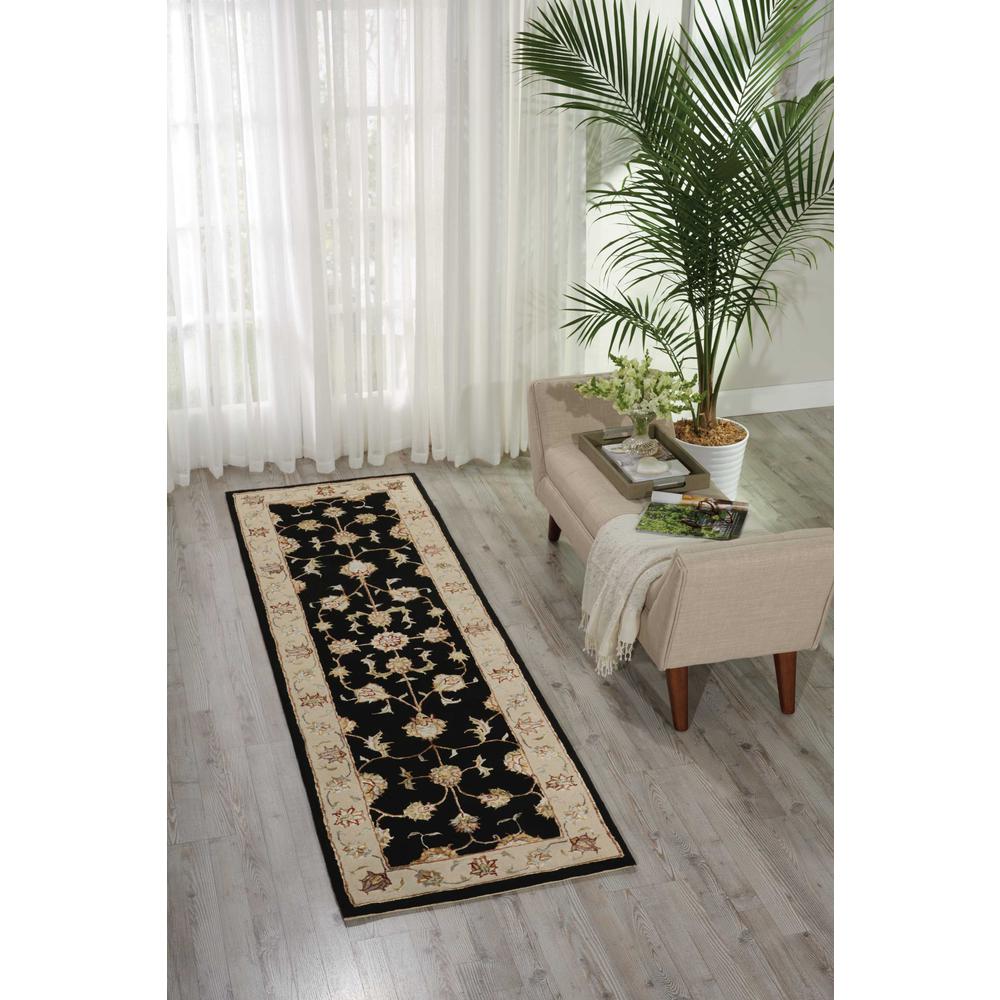 Serenade Area Rug, Black, 2'3" x 7'6"