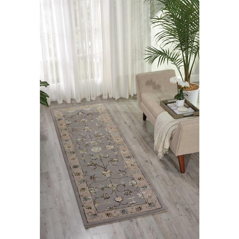 Serenade Area Rug, Grey, 2'3" x 7'6"